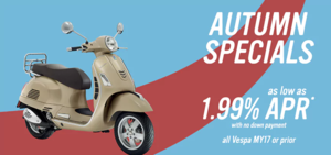 Vespa Orlando Autumn Specials